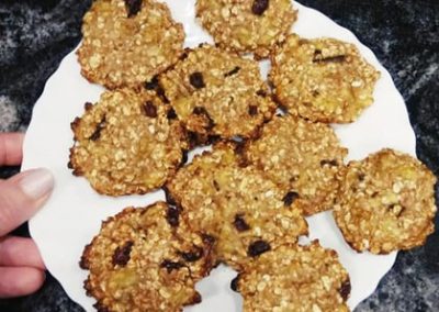 GALLETAS DE AVENA Y PLÁTANO