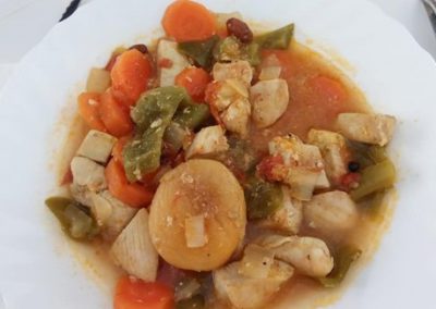 GUISO DE POLLO CON VERDURAS