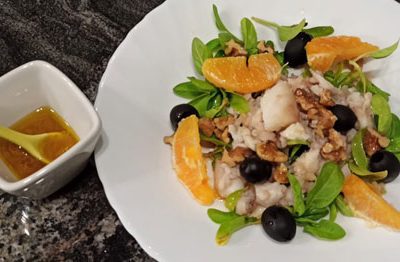 ENSALADA DE BACALAO Y NARANJA