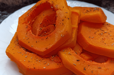 CALABAZA ASADA CON ESPECIAS