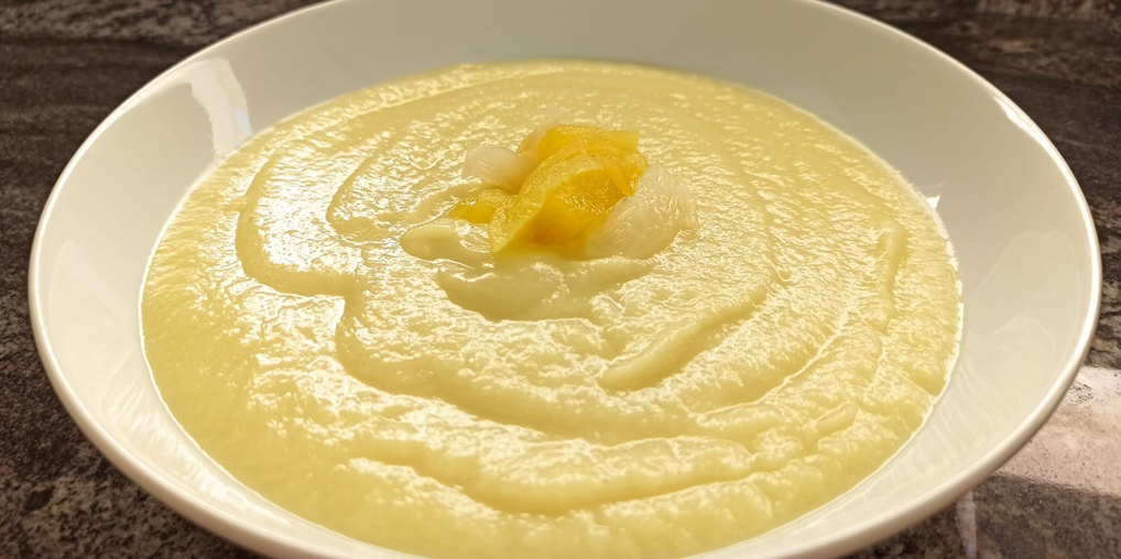 PURÉ DE COLIFLOR Y MANZANA