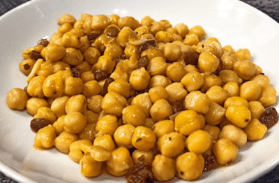 GARBANZOS AL FALSO CURRY