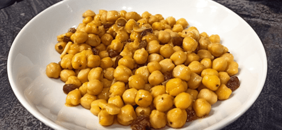 GARBANZOS AL FALSO CURRY