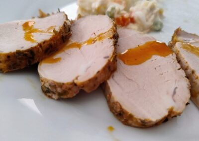 LOMO DE CERDO ASADO CON ESPECIAS