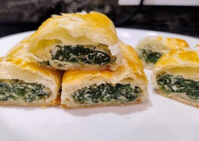 BOCADITOS DE ESPINACAS Y QUESO RICOTTA