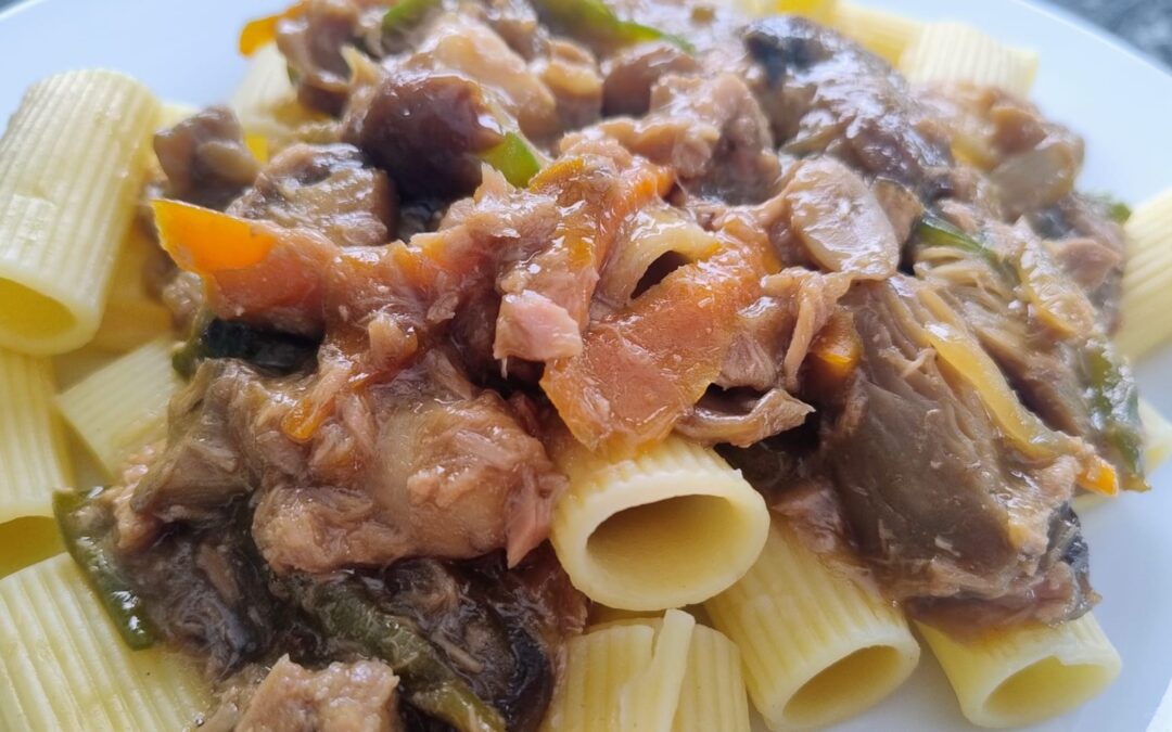 PASTA CON VERDURAS TERIYAKI